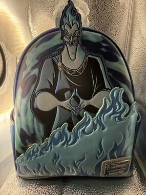 NWT Disney Hercules Hades Blue Flames Villain Loungefly Backpack